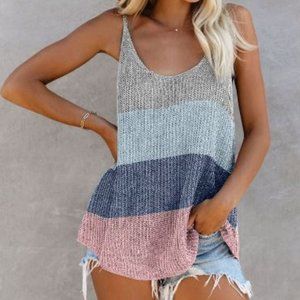 Crochet Knitted Womens Top